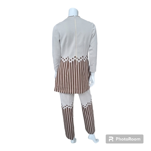 Vintage Les tricots Dubonnet retro top and pant outfit never worn 3/4 sleeve - Picture 4 of 16